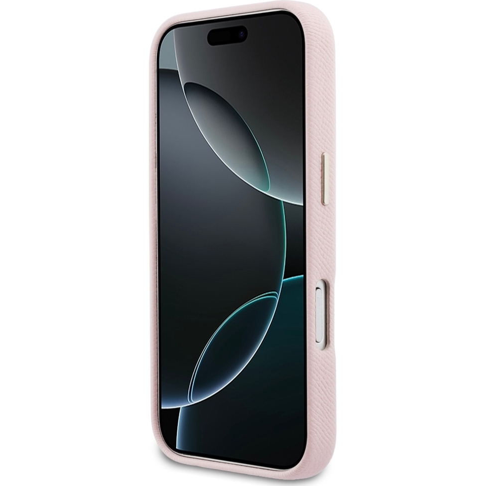 Etui Guess FW Resin Logo do iPhone 17 Pro Max, różowe